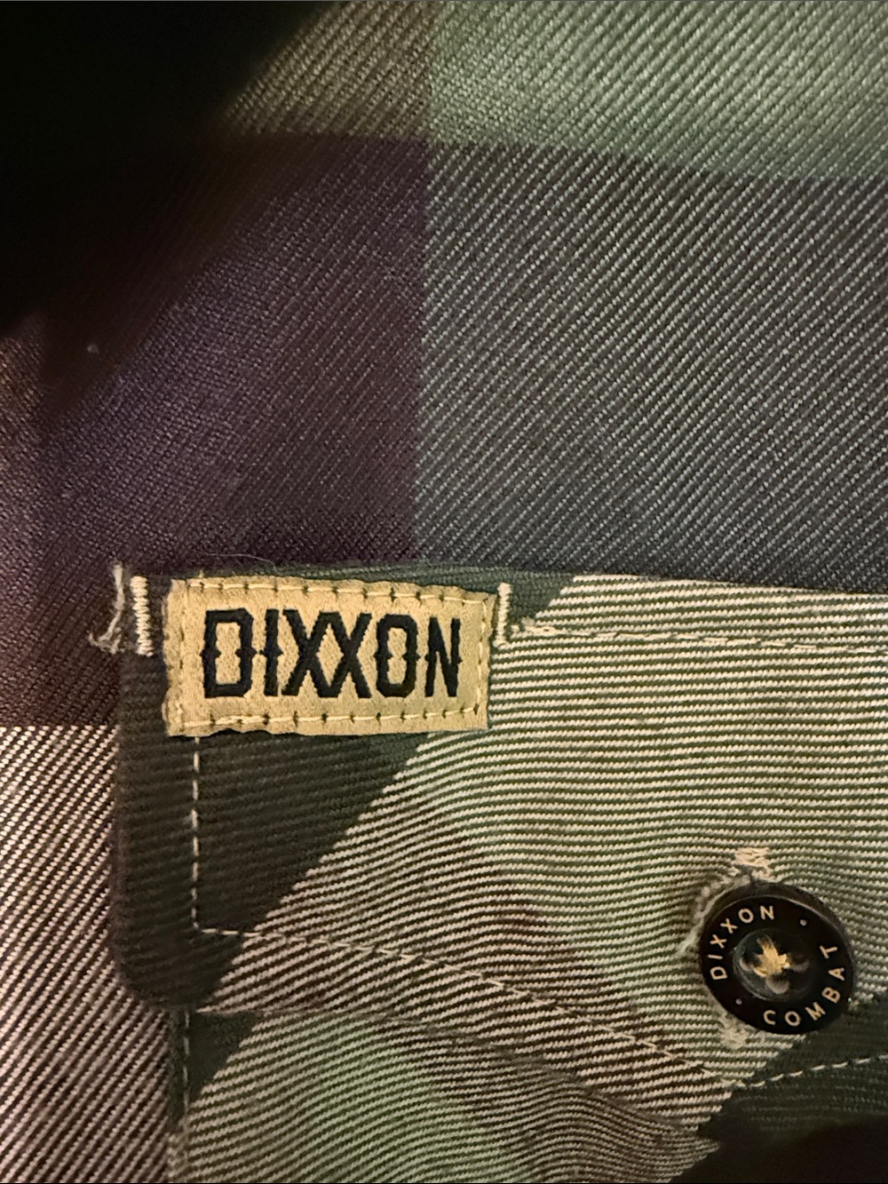 DIXXON Green Brown Black Plaid Button-Down Shirt - Picture 3 of 8